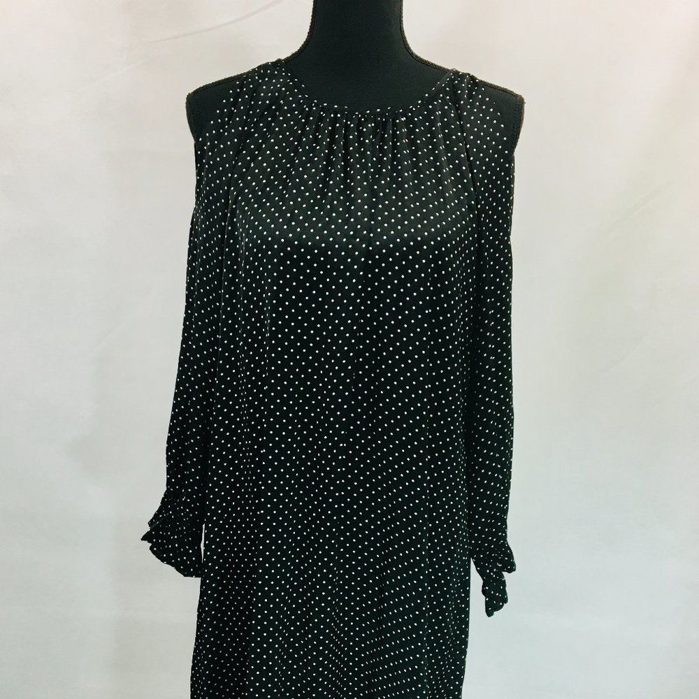 OLD NAVY sz Medium DRESS black and white flowy